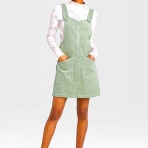 Wild Fable Corduroy Green Dress Size Small